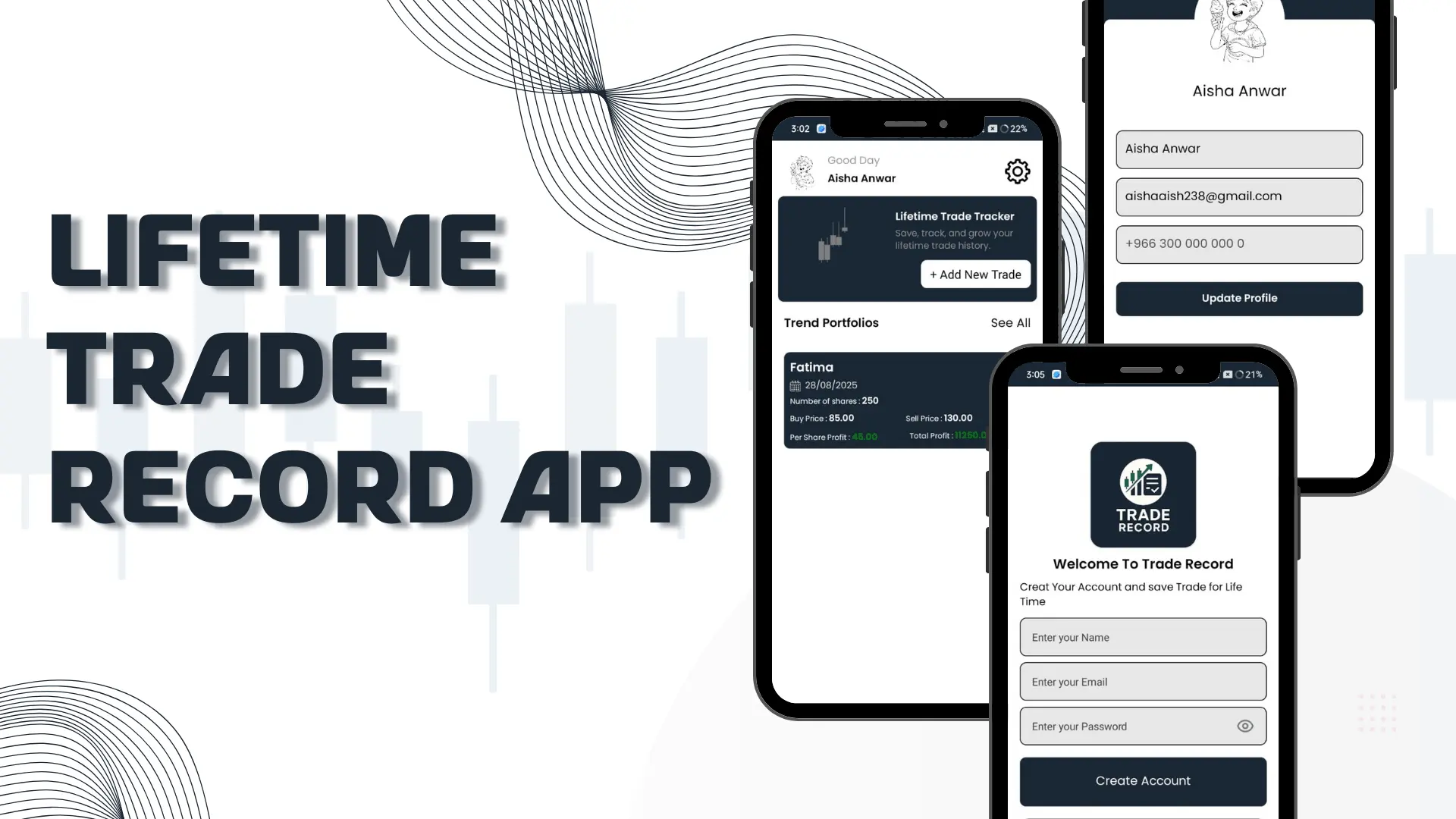 Trade Record Tracking App